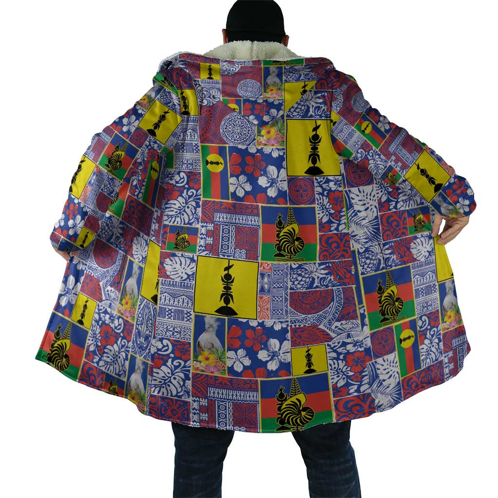 New Caledonia Joyeux Noel Cloak Pacific Patchwork Xmas Vibes - Polynesian Pride
