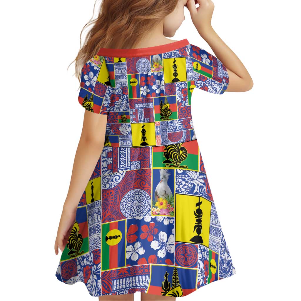 New Caledonia Joyeux Noel Family Matching Tank Maxi Dress and Hawaiian Shirt Pacific Patchwork Xmas Vibes - Polynesian Pride