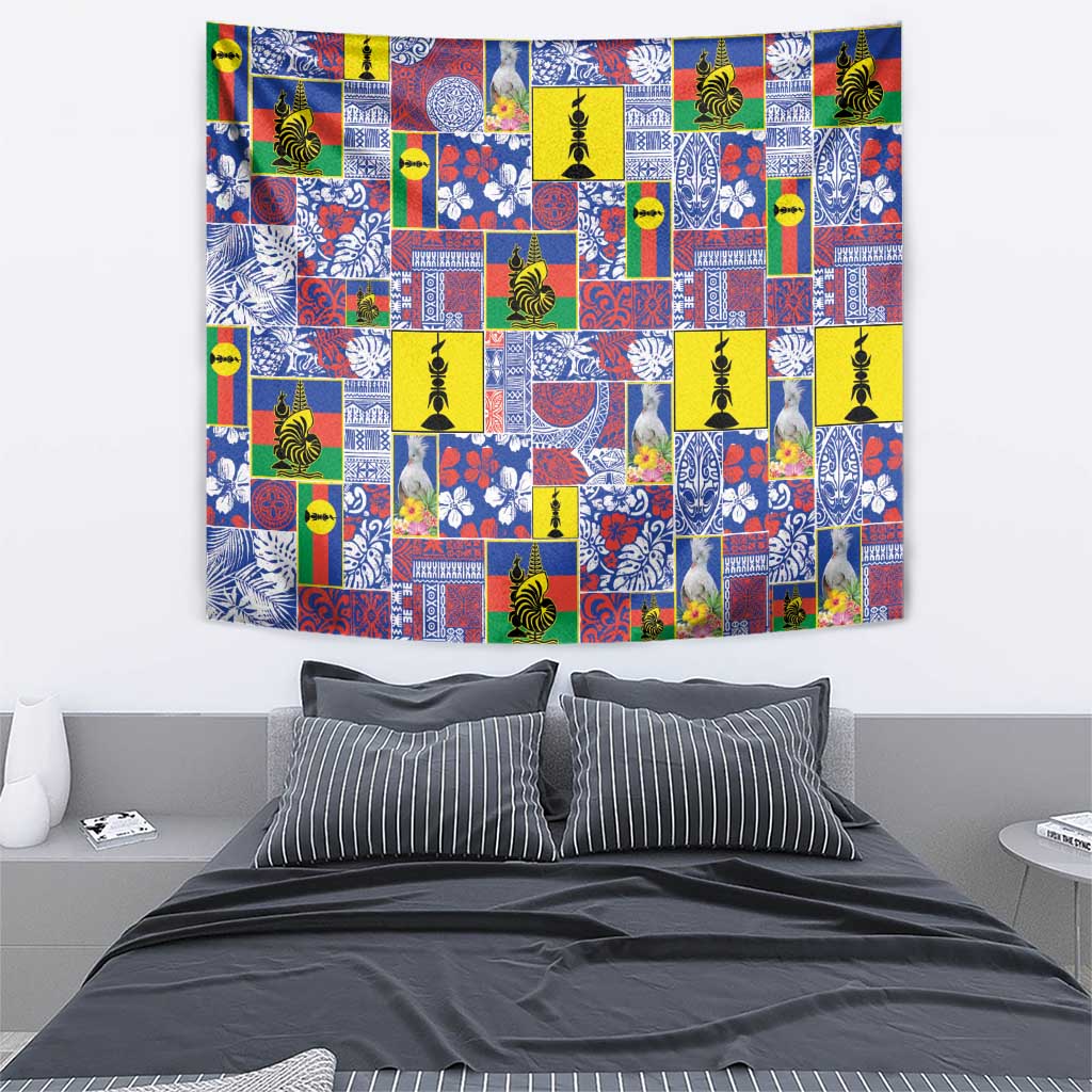 New Caledonia Joyeux Noel Tapestry Pacific Patchwork Xmas Vibes - Polynesian Pride