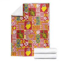 Niue Monuina e Kilisimasi Blanket Pacific Patchwork Xmas Vibes - Polynesian Pride