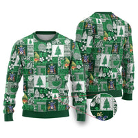 Norfolk Island Meri Krismas Ugly Christmas Sweater Pacific Patchwork Xmas Vibes - Polynesian Pride