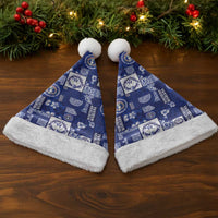 Northern Mariana Islands Magof Nochebuena Christmas Santa Hat Pacific Patchwork Xmas Vibes - Polynesian Pride