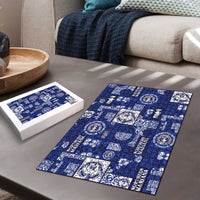 Northern Mariana Islands Magof Nochebuena Puzzle Pacific Patchwork Xmas Vibes LT9 - Polynesian Pride