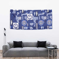 Northern Mariana Islands Magof Nochebuena Tapestry Pacific Patchwork Xmas Vibes - Polynesian Pride