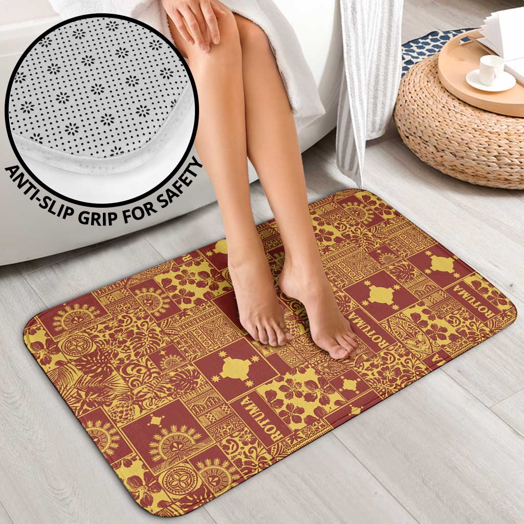 Rotuma Faiakse'ea 'e Kirisimasi Bathroom Set Pacific Patchwork Xmas Vibes LT9 - Polynesian Pride