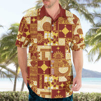 Rotuma Faiakse'ea 'e Kirisimasi Hawaiian Shirt Pacific Patchwork Xmas Vibes - Polynesian Pride