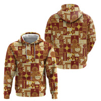 Rotuma Faiakse'ea 'e Kirisimasi Hoodie Pacific Patchwork Xmas Vibes - Polynesian Pride