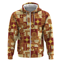 Rotuma Faiakse'ea 'e Kirisimasi Hoodie Pacific Patchwork Xmas Vibes - Polynesian Pride