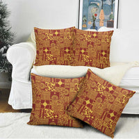 Rotuma Faiakse'ea 'e Kirisimasi Pillow Cover Pacific Patchwork Xmas Vibes LT9 - Polynesian Pride