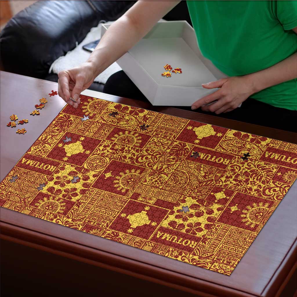 Rotuma Faiakse'ea 'e Kirisimasi Puzzle Pacific Patchwork Xmas Vibes LT9 - Polynesian Pride