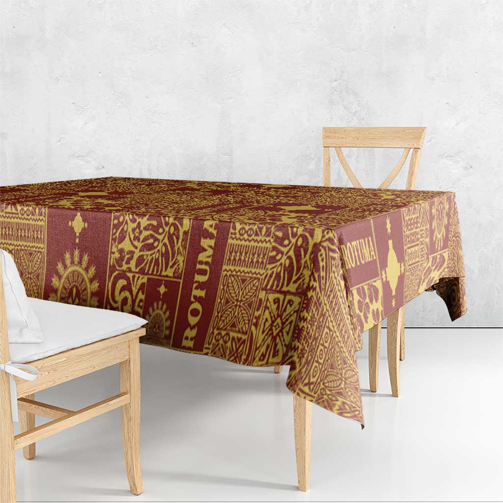 Rotuma Faiakse'ea 'e Kirisimasi Tablecloth Pacific Patchwork Xmas Vibes LT9 - Polynesian Pride