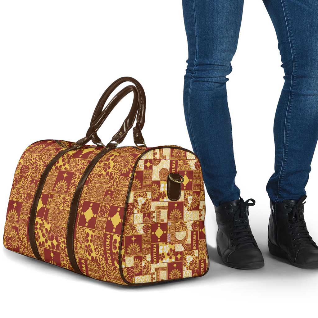 Rotuma Faiakse'ea 'e Kirisimasi Travel Bag Pacific Patchwork Xmas Vibes LT9 - Polynesian Pride