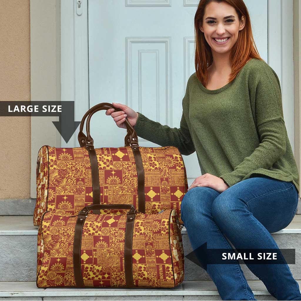 Rotuma Faiakse'ea 'e Kirisimasi Travel Bag Pacific Patchwork Xmas Vibes LT9 - Polynesian Pride