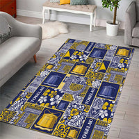 Tokelau Manuia te Kilihimahi Area Rug Pacific Patchwork Xmas Vibes - Polynesian Pride
