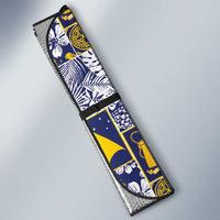 Tokelau Manuia te Kilihimahi Auto Sun Shade Pacific Patchwork Xmas Vibes LT9 - Polynesian Pride