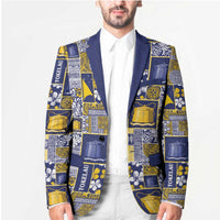 Tokelau Manuia te Kilihimahi Blazer Pacific Patchwork Xmas Vibes LT9 - Polynesian Pride