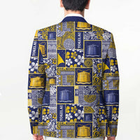 Tokelau Manuia te Kilihimahi Blazer Pacific Patchwork Xmas Vibes LT9 - Polynesian Pride