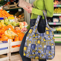 Tokelau Manuia te Kilihimahi Grocery Bag Pacific Patchwork Xmas Vibes LT9 - Polynesian Pride