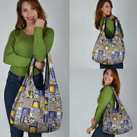 Tokelau Manuia te Kilihimahi Grocery Bag Pacific Patchwork Xmas Vibes LT9 - Polynesian Pride