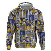 Tokelau Manuia te Kilihimahi Hoodie Pacific Patchwork Xmas Vibes - Polynesian Pride