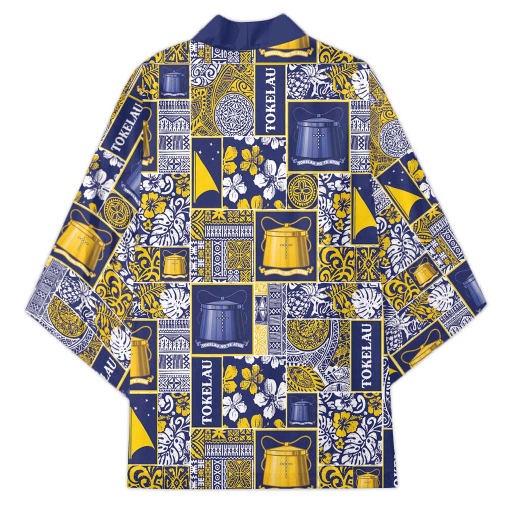 Tokelau Manuia te Kilihimahi Kimono Pacific Patchwork Xmas Vibes LT9 - Polynesian Pride