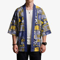 Tokelau Manuia te Kilihimahi Kimono Pacific Patchwork Xmas Vibes LT9 - Polynesian Pride