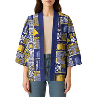 Tokelau Manuia te Kilihimahi Kimono Pacific Patchwork Xmas Vibes LT9 - Polynesian Pride