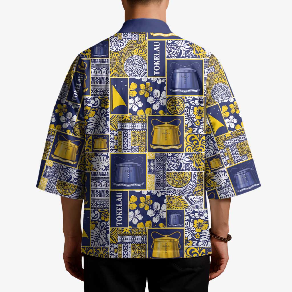 Tokelau Manuia te Kilihimahi Kimono Pacific Patchwork Xmas Vibes LT9 - Polynesian Pride