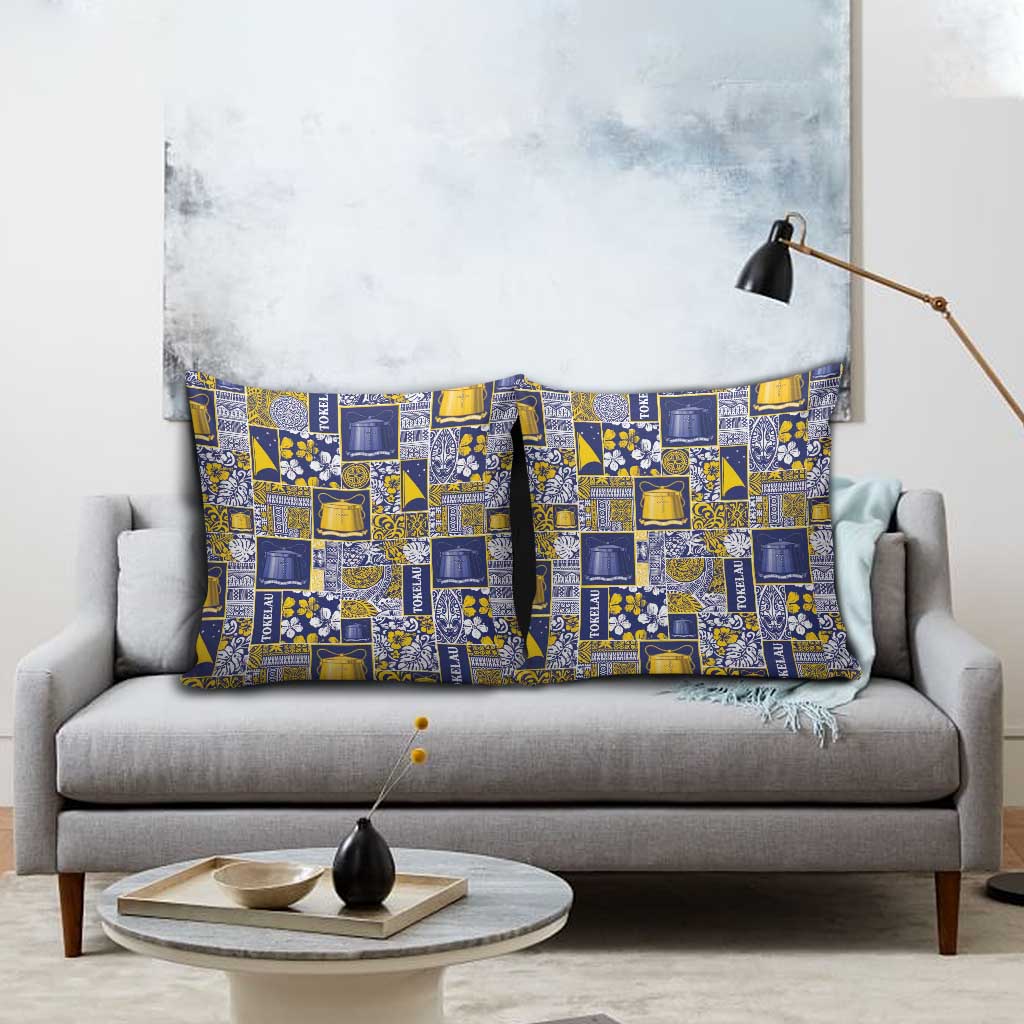 Tokelau Manuia te Kilihimahi Pillow Cover Pacific Patchwork Xmas Vibes LT9 - Polynesian Pride