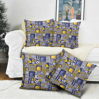 Tokelau Manuia te Kilihimahi Pillow Cover Pacific Patchwork Xmas Vibes LT9 - Polynesian Pride