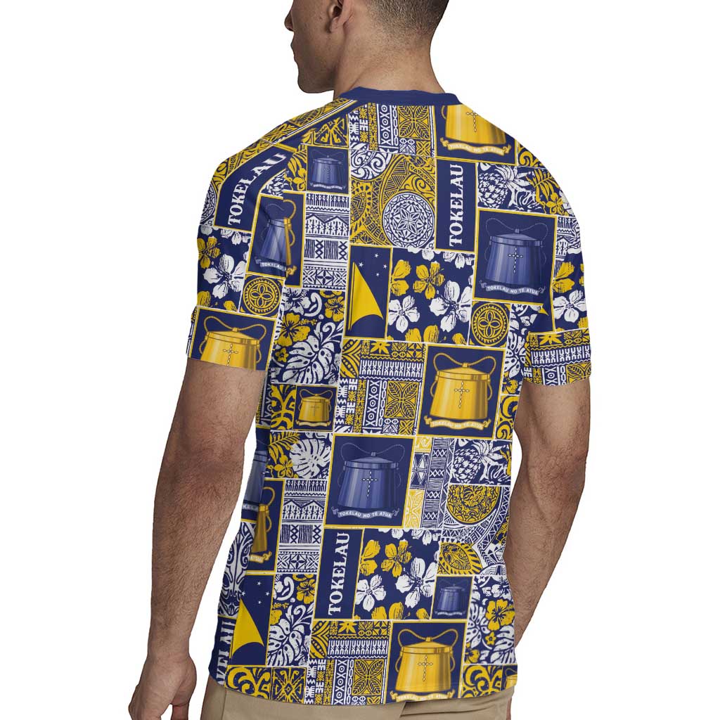 Tokelau Manuia te Kilihimahi Rugby Jersey Pacific Patchwork Xmas Vibes LT9 - Polynesian Pride