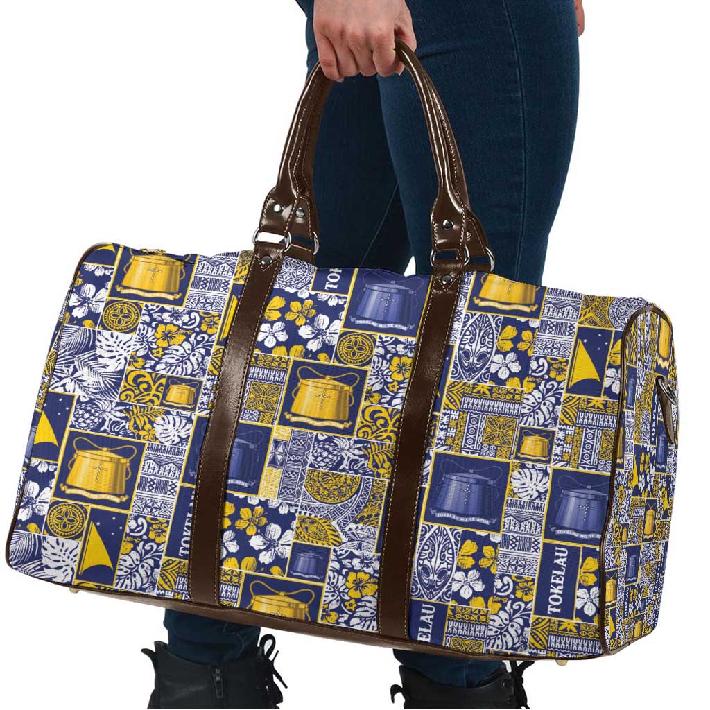 Tokelau Manuia te Kilihimahi Travel Bag Pacific Patchwork Xmas Vibes LT9 - Polynesian Pride