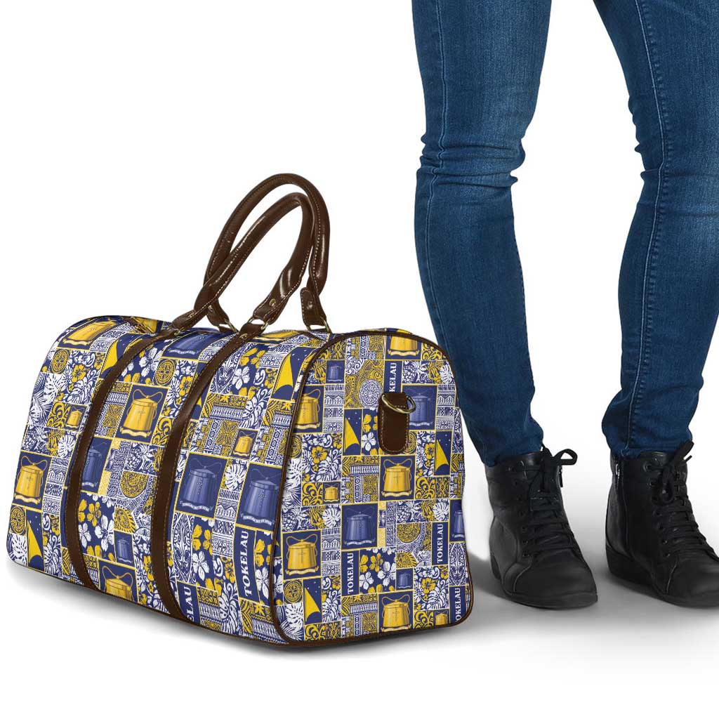 Tokelau Manuia te Kilihimahi Travel Bag Pacific Patchwork Xmas Vibes LT9 - Polynesian Pride
