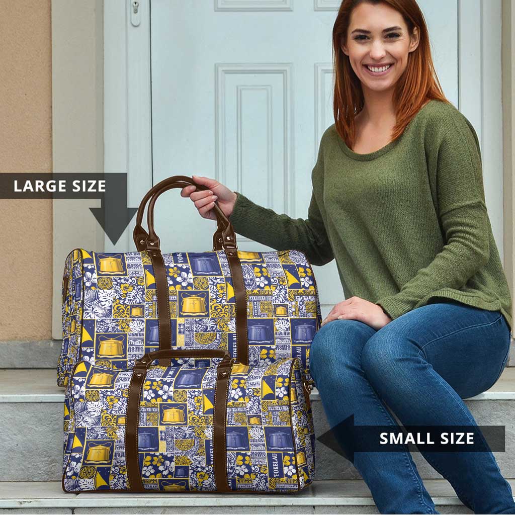 Tokelau Manuia te Kilihimahi Travel Bag Pacific Patchwork Xmas Vibes LT9 - Polynesian Pride