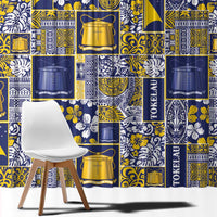 Tokelau Manuia te Kilihimahi Window Curtain Pacific Patchwork Xmas Vibes LT9 - Polynesian Pride