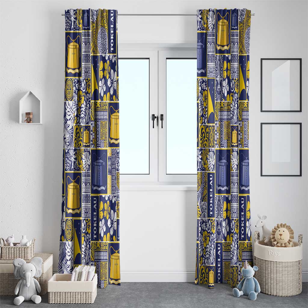 Tokelau Manuia te Kilihimahi Window Curtain Pacific Patchwork Xmas Vibes LT9 - Polynesian Pride