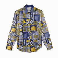 Tokelau Manuia te Kilihimahi Women Casual Shirt Pacific Patchwork Xmas Vibes - Polynesian Pride