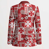 Wallis Et Futuna Kilisimasi Fiefia Blazer Pacific Patchwork Xmas Vibes LT9 - Polynesian Pride