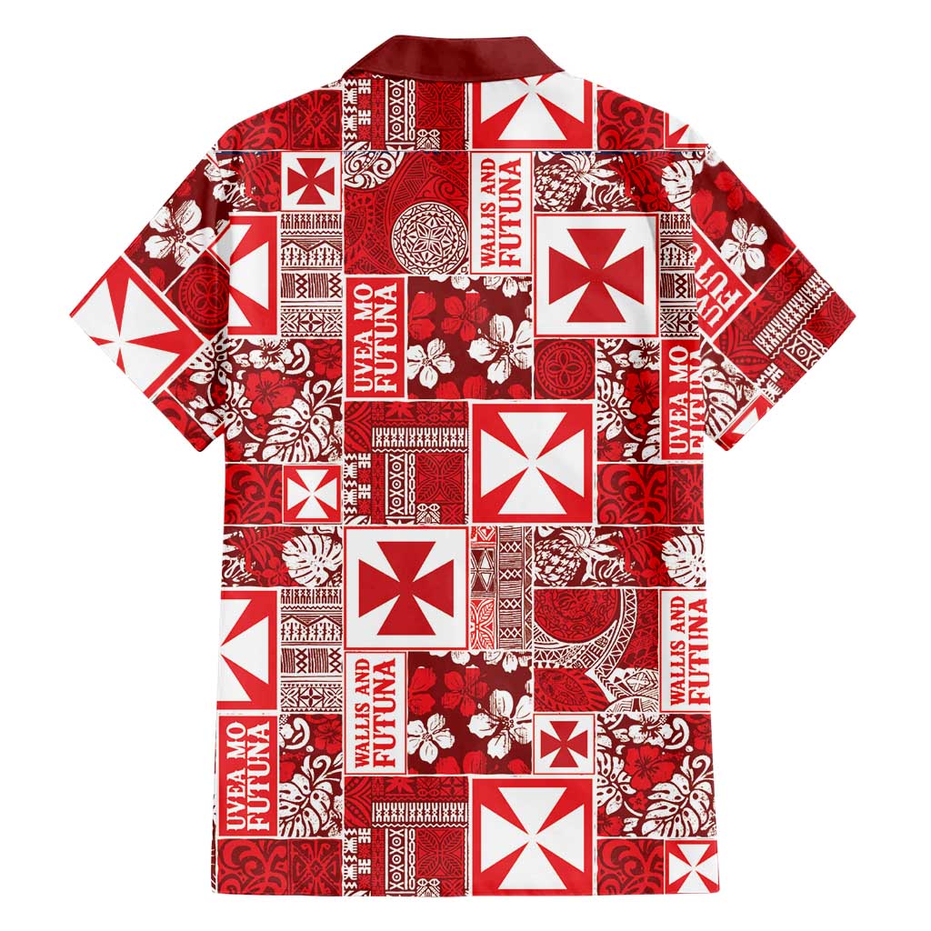 Wallis Et Futuna Kilisimasi Fiefia Family Matching Short Sleeve Bodycon Dress and Hawaiian Shirt Pacific Patchwork Xmas Vibes LT9 - Polynesian Pride