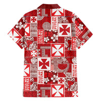 Wallis Et Futuna Kilisimasi Fiefia Family Matching Short Sleeve Bodycon Dress and Hawaiian Shirt Pacific Patchwork Xmas Vibes LT9 - Polynesian Pride
