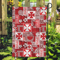 Wallis Et Futuna Kilisimasi Fiefia Garden Flag Pacific Patchwork Xmas Vibes - Polynesian Pride