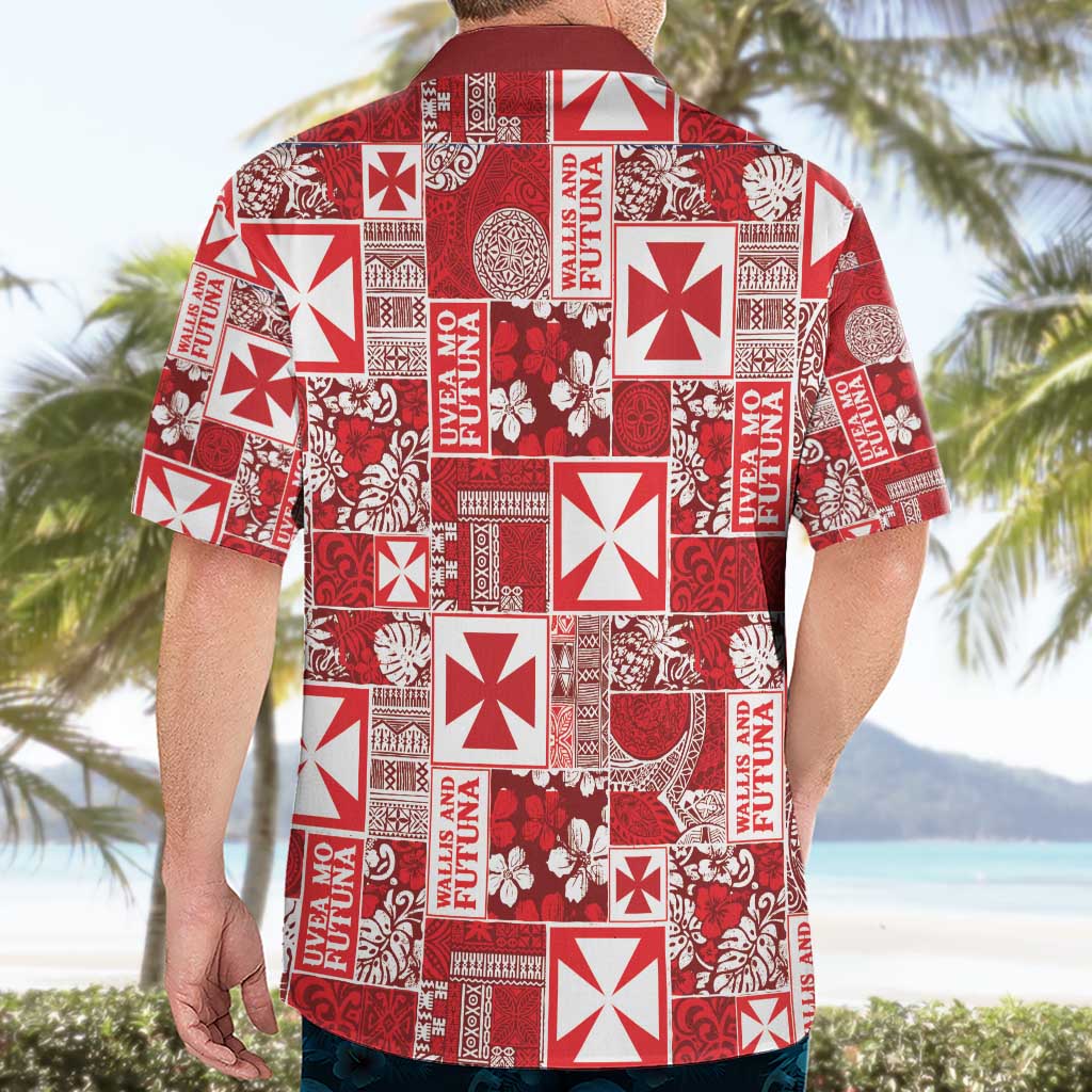 Wallis Et Futuna Kilisimasi Fiefia Hawaiian Shirt Pacific Patchwork Xmas Vibes - Polynesian Pride