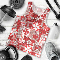 Wallis Et Futuna Kilisimasi Fiefia Men Tank Top Pacific Patchwork Xmas Vibes LT9 - Polynesian Pride