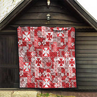 Wallis Et Futuna Kilisimasi Fiefia Quilt Pacific Patchwork Xmas Vibes - Polynesian Pride