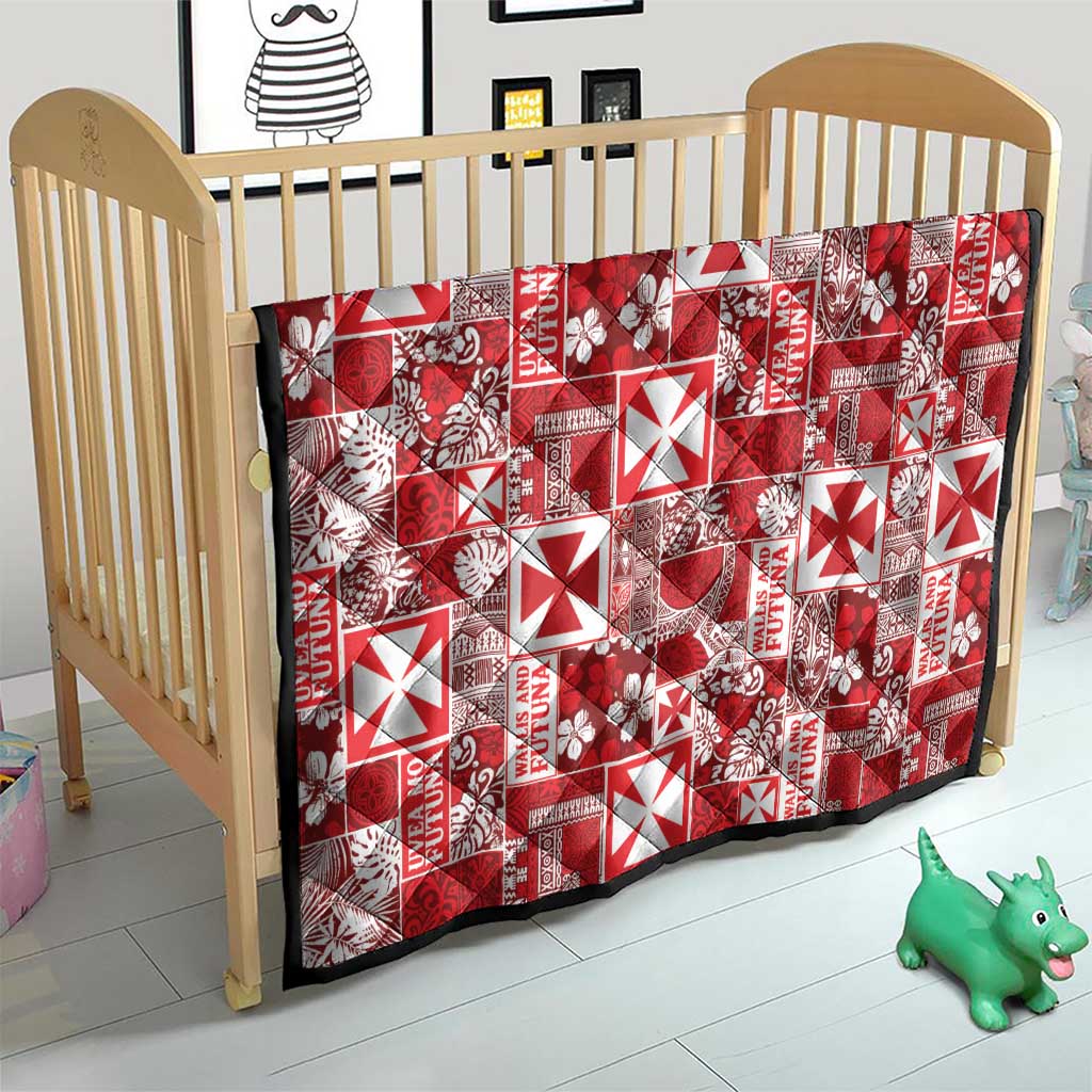 Wallis Et Futuna Kilisimasi Fiefia Quilt Pacific Patchwork Xmas Vibes - Polynesian Pride