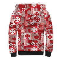 Wallis Et Futuna Kilisimasi Fiefia Sherpa Hoodie Pacific Patchwork Xmas Vibes LT9 - Polynesian Pride
