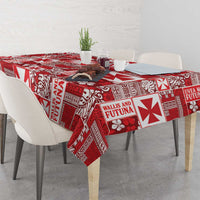 Wallis Et Futuna Kilisimasi Fiefia Tablecloth Pacific Patchwork Xmas Vibes LT9 - Polynesian Pride