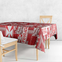 Wallis Et Futuna Kilisimasi Fiefia Tablecloth Pacific Patchwork Xmas Vibes LT9 - Polynesian Pride