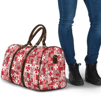 Wallis Et Futuna Kilisimasi Fiefia Travel Bag Pacific Patchwork Xmas Vibes LT9 - Polynesian Pride