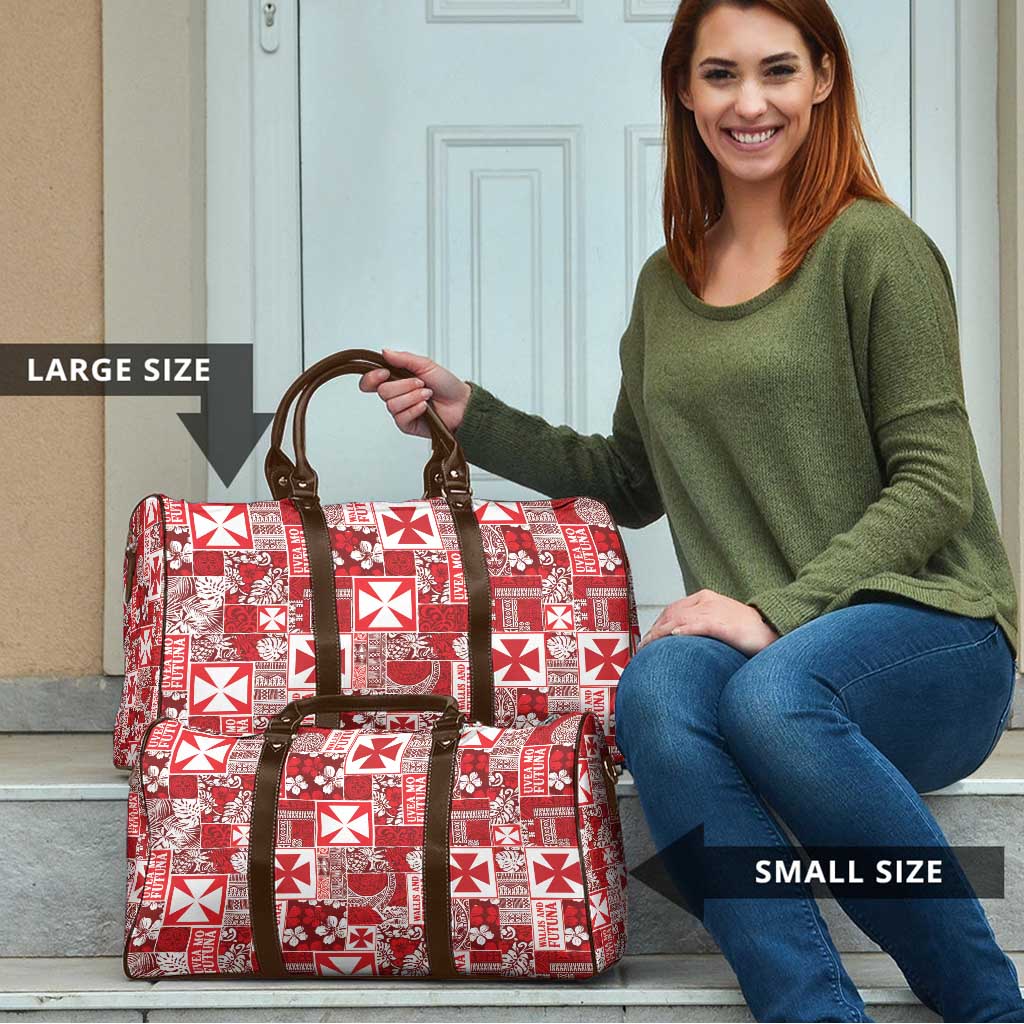 Wallis Et Futuna Kilisimasi Fiefia Travel Bag Pacific Patchwork Xmas Vibes LT9 - Polynesian Pride